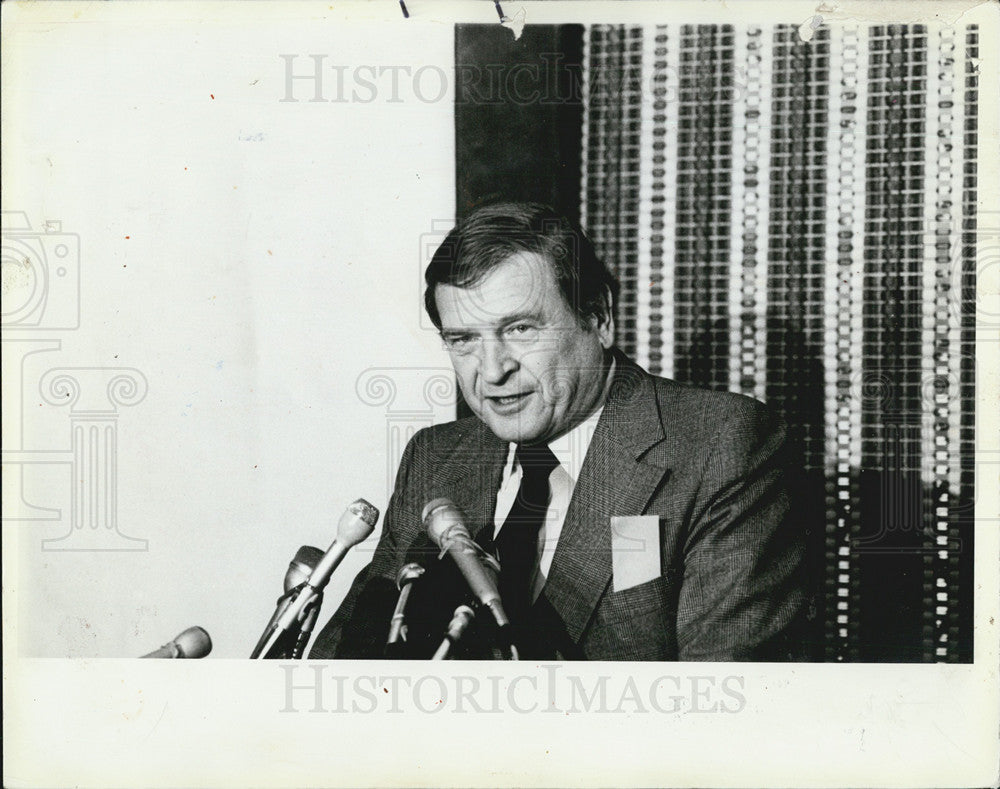 1984 Press Photo U.S. Representative Dan Rostenkowski of Illinois - Historic Images