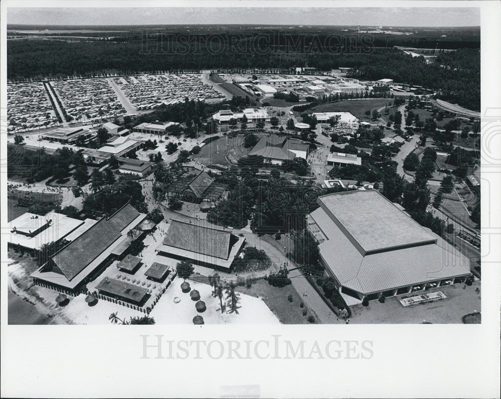 1978 Press Photo Aerial View, Sea World, Florida - Historic Images