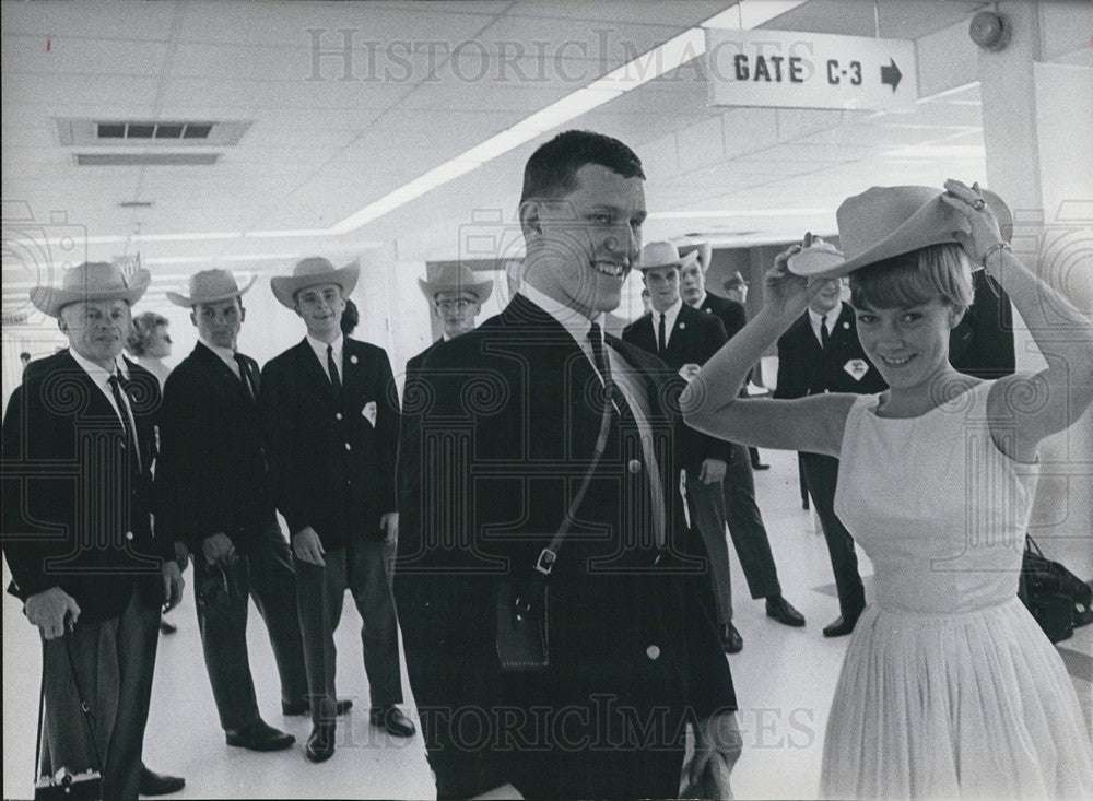 1965 Press Photo Don Morrison, Terri Brooks, J Allen Patten, Dan Thurlow - Historic Images