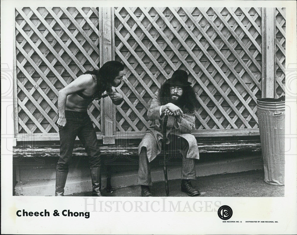 1982 Press Photo Cheech &amp; Chong - Historic Images