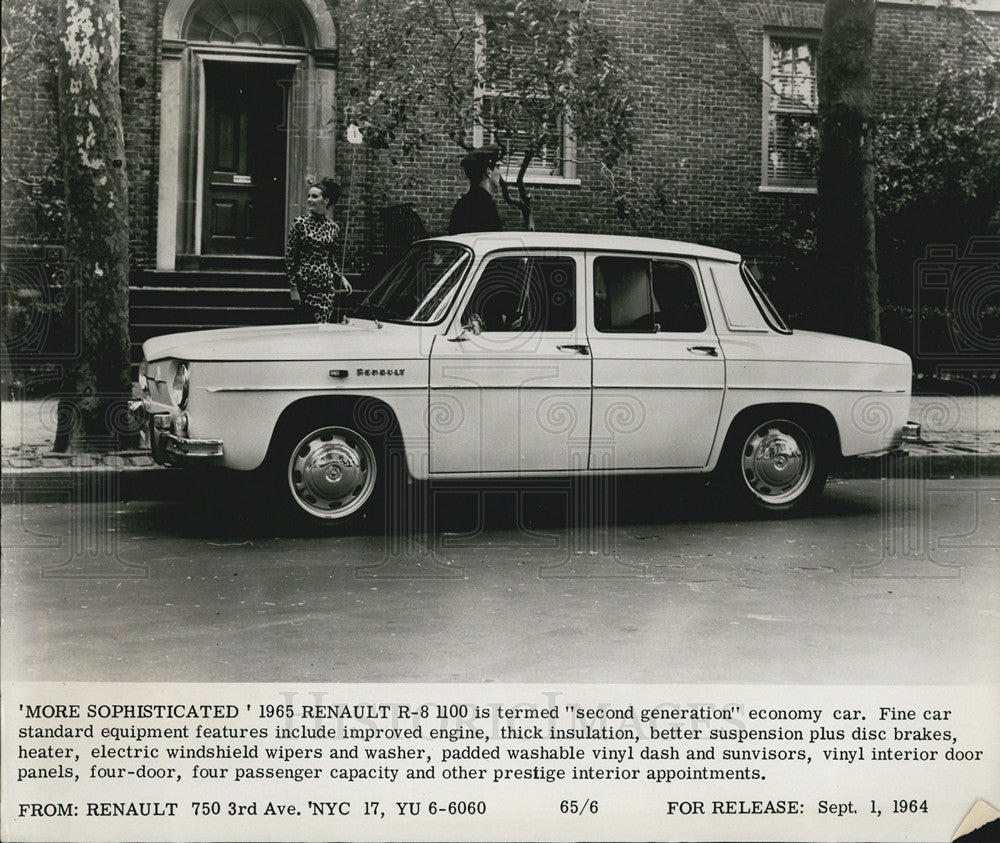 1964 Press Photo Autos, Renault F-8 1100 - Historic Images