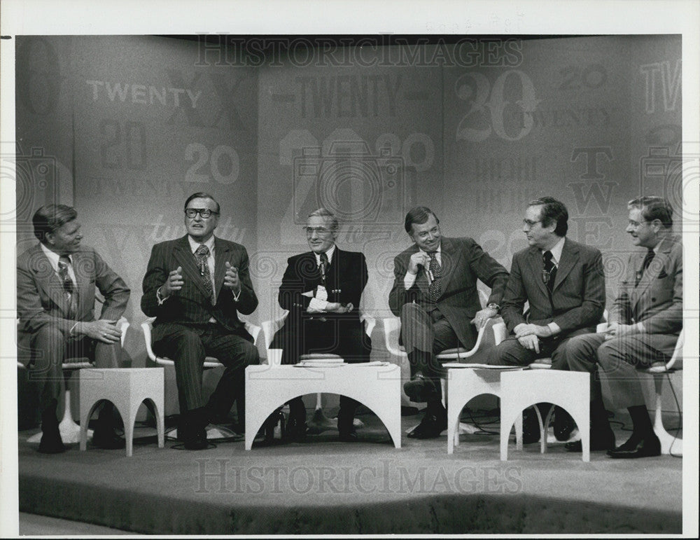 1982 Press Photo &quot;Today&quot;J Lescoulie,D Garroway,F McGee,H Downs - Historic Images