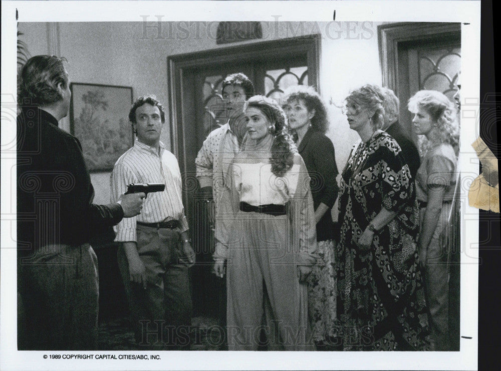 1989 Press Photo &quot;Jury Duty&quot; cast of new comedy show - Historic Images