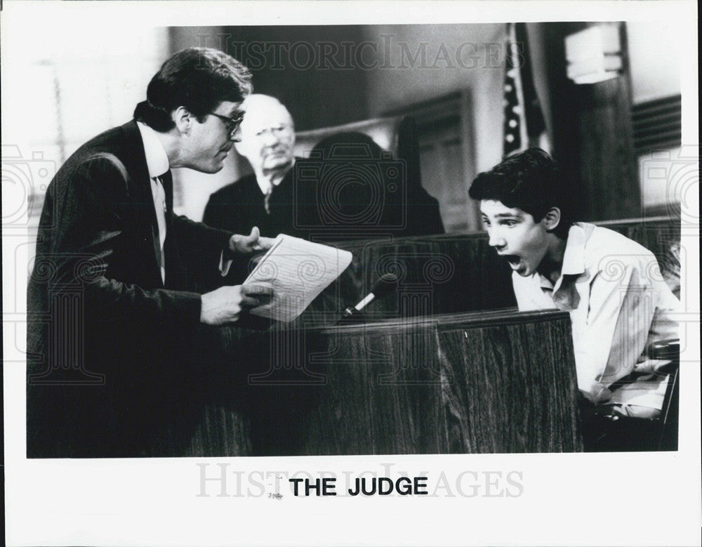 1989 Press Photo The Judge television program - Historic Images
