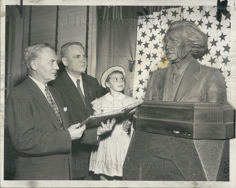 1956 Press Photo Ceremonies Igance Jan Pederewski Memorial week Kasimir Kozakiew - Historic Images