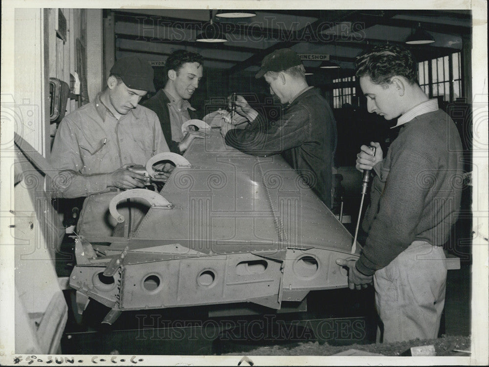 1942 Press Photo Columbia SC Sumtor Training School At Shaw Aviation Base - Historic Images