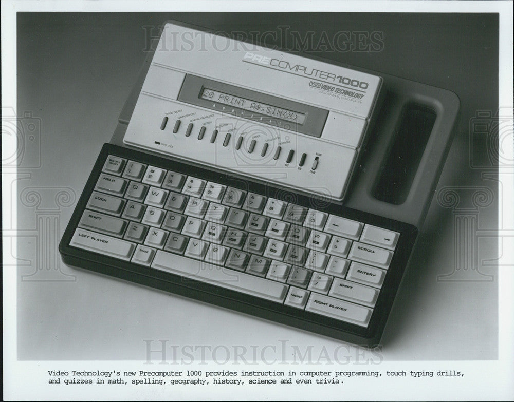 1988 Press Photo &quot;Precompter 1000&quot; - Historic Images