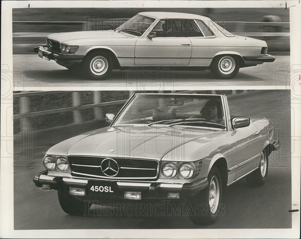 1979 Press Photo The Mercedes-Benz 450SLC four seat coupe and roadster - Historic Images