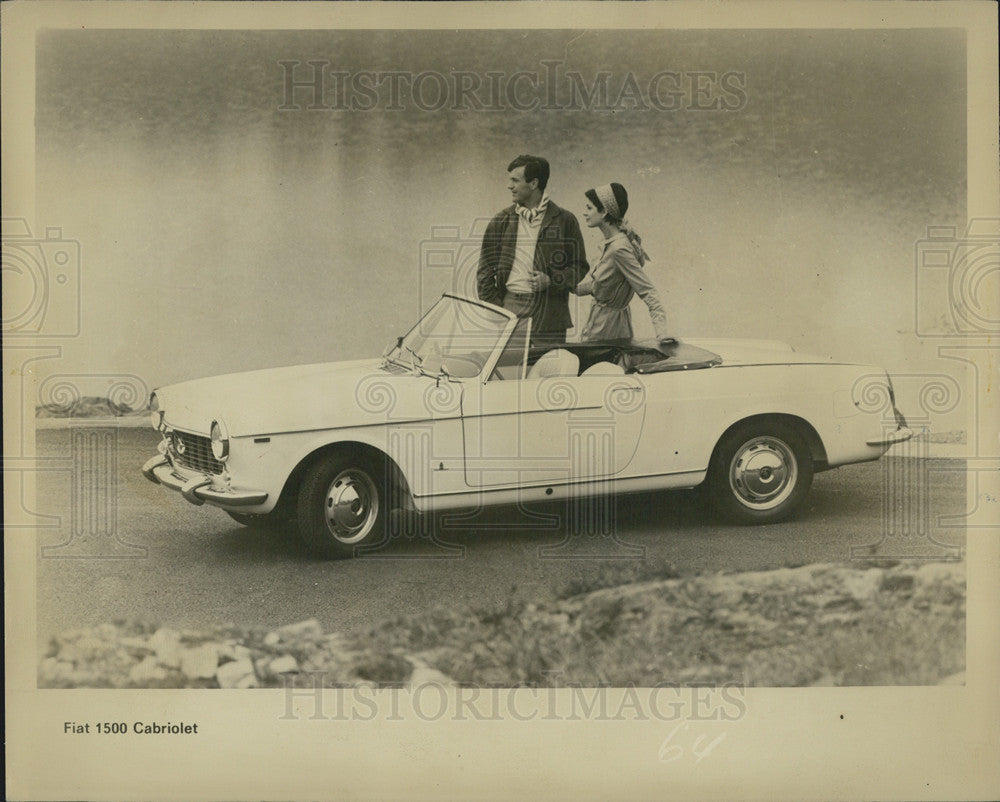 1965 Press Photo Fiat 1500 Cabriolet Advertisement-Spyder - Historic Images