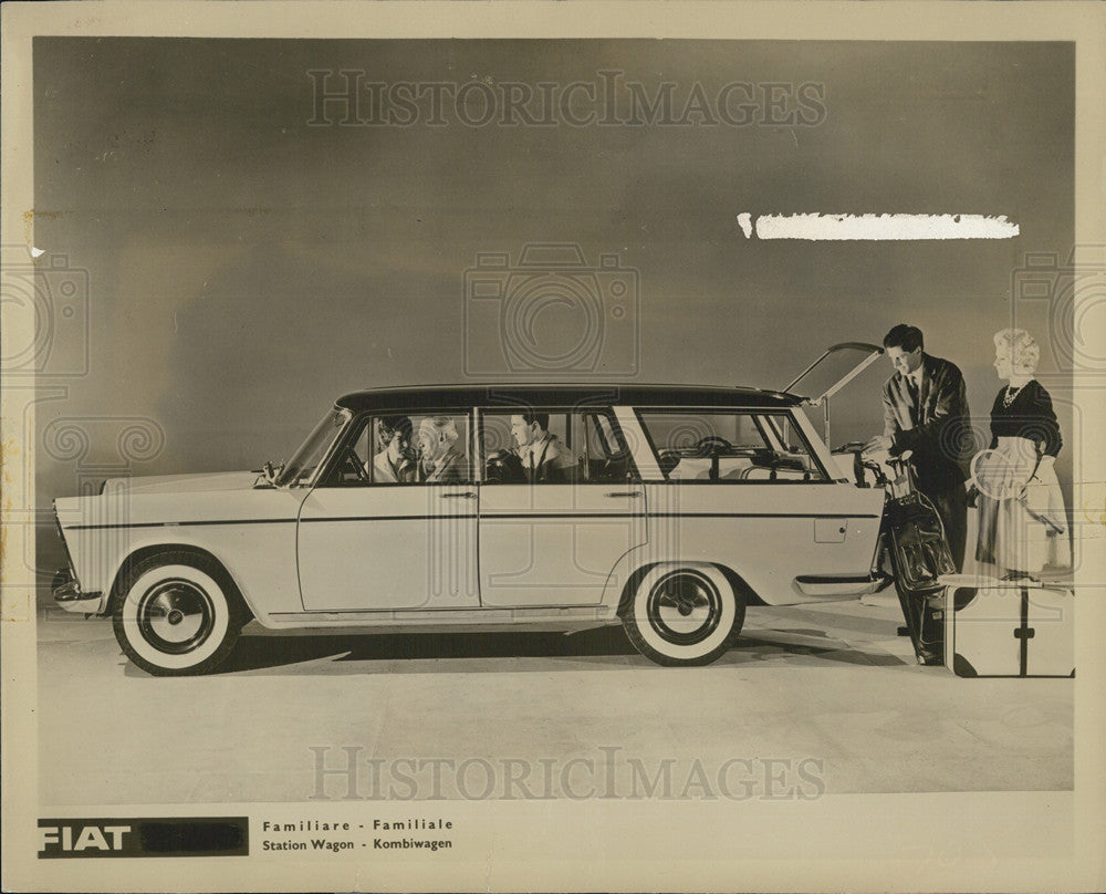 1960 Press Photo COPY Fiat 2100 Station Wagon Advertisement - Historic Images