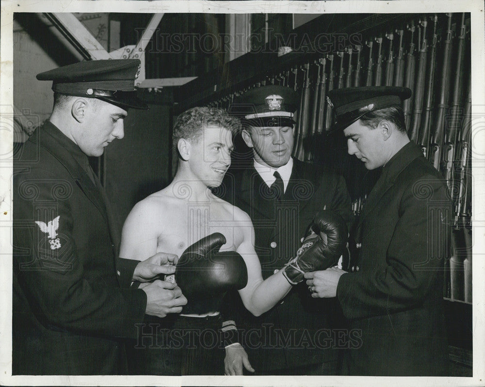 1942 Press Photo Lieutenant James McMillen William Chet Murphy Larry Cramer - Historic Images