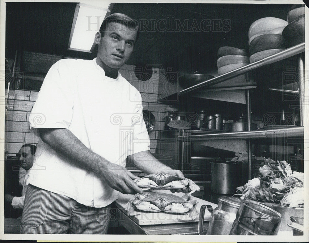 1969 Press Photo Pete Gegolak, New York Giants, 21 Club - Historic Images