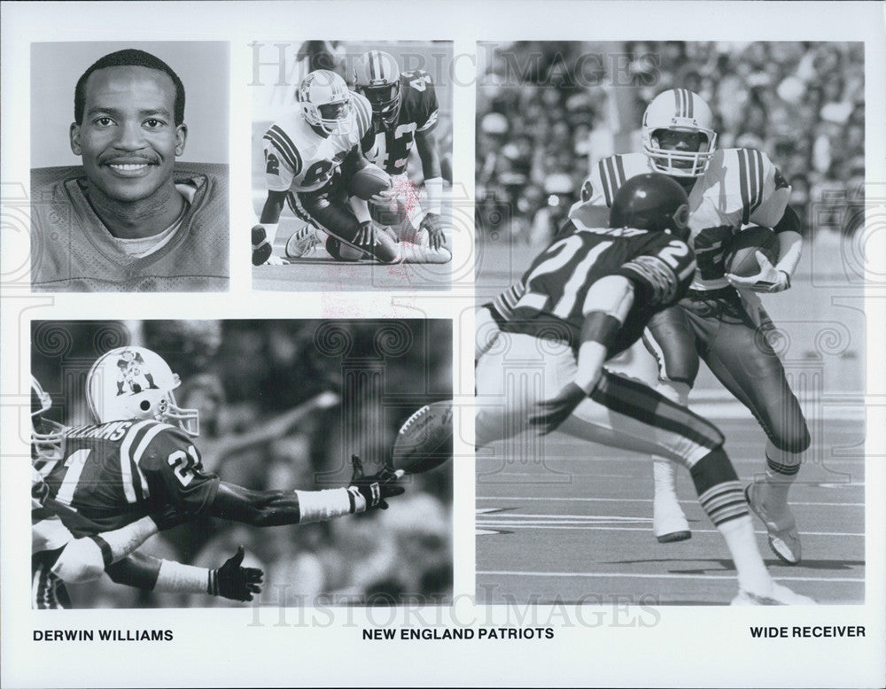 Press Photo Derwin Williams New England Patriots Wide Receiver - Historic Images