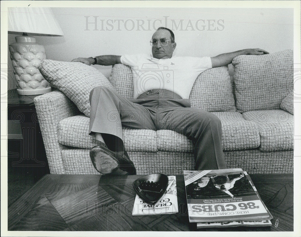 1980 Press Photo Tim Fray Former Cub Manger - Historic Images