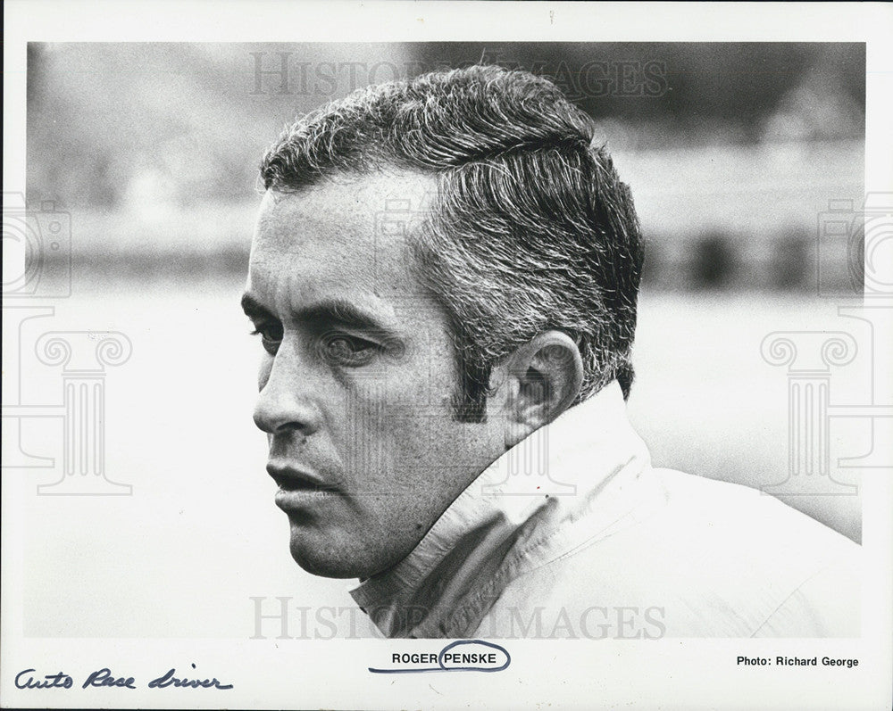 1972 Press Photo Race car driver Roger Penske - Historic Images