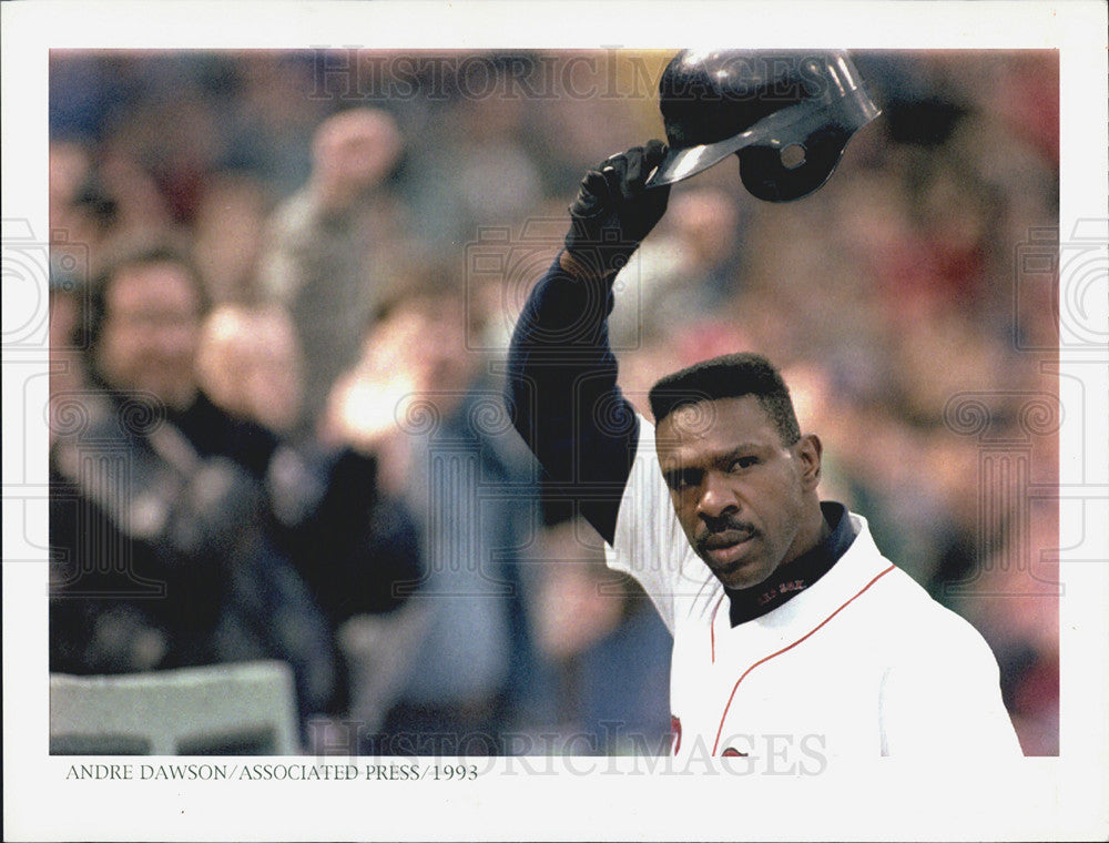 1993 Press Photo of baseball player Andre &#39;The Hawk&quot; Dawson - Historic Images