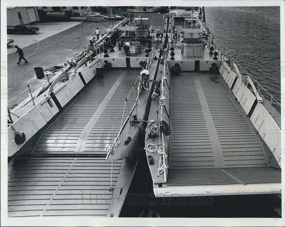 1977 Press Photo of the 231st Transportation Compnay of the U.S. Army - Historic Images