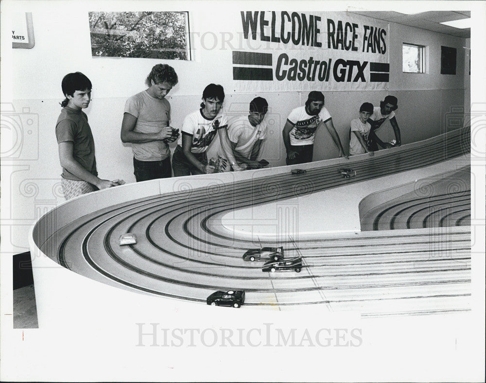 1986 Press Photo Craig Brown, Richard Meyer, Darrin Mabis, Red Sauls, Jeff King - Historic Images