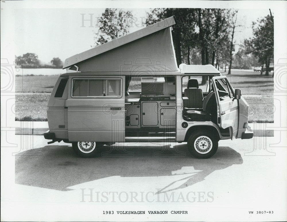 1983 Press Photo New Volkswagen Vanagon Camper - Historic Images