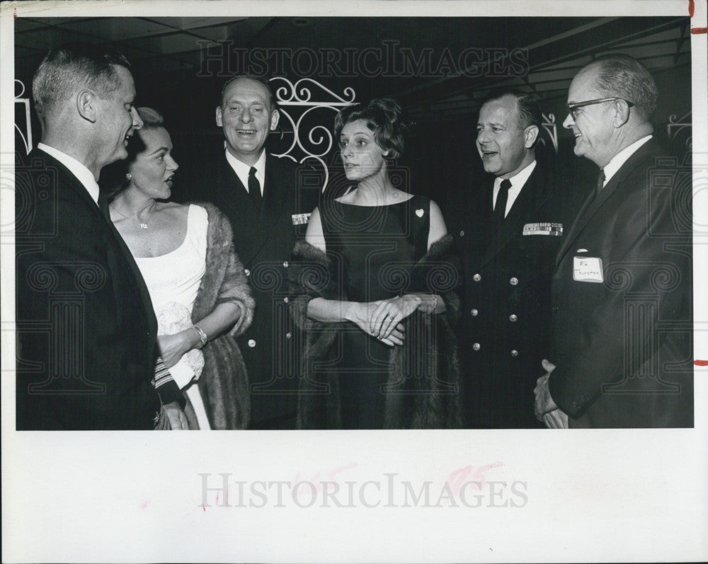 1966 Press Photo Navy League - Historic Images