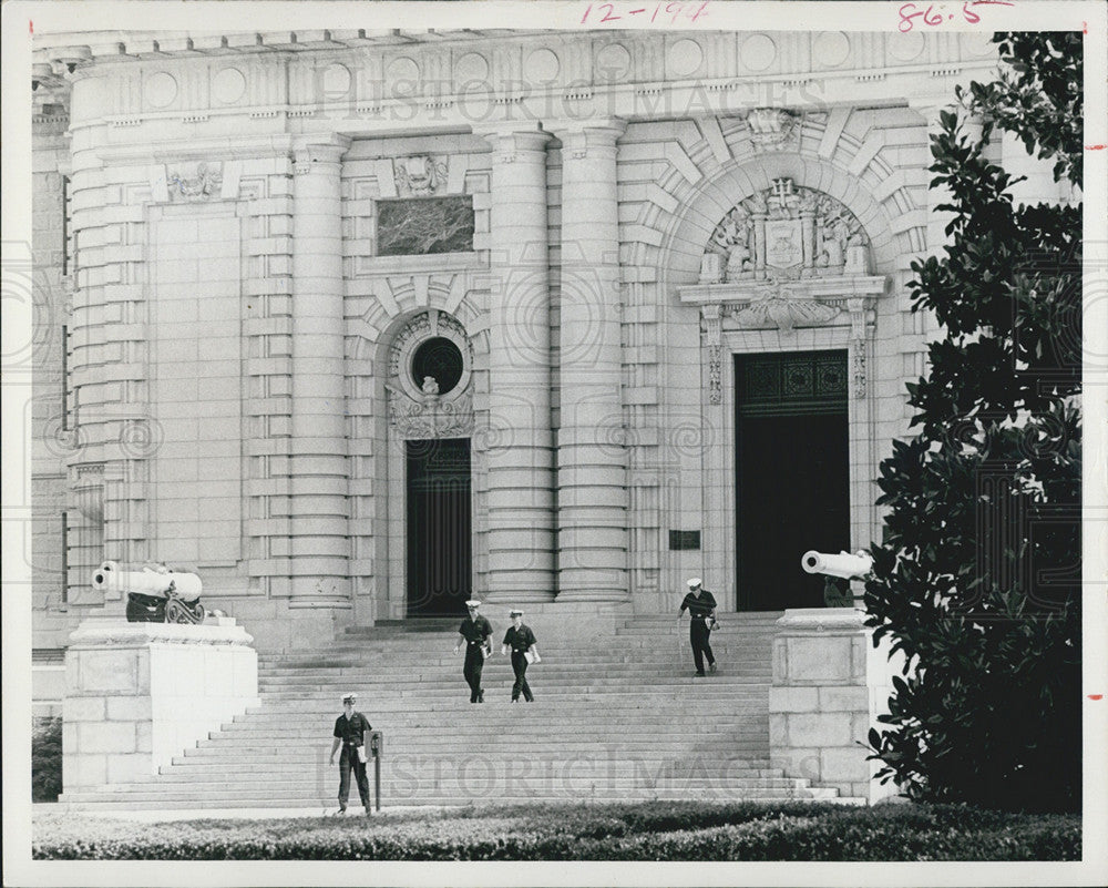 1976 Press Photo The steps of US NAval Academy - Historic Images