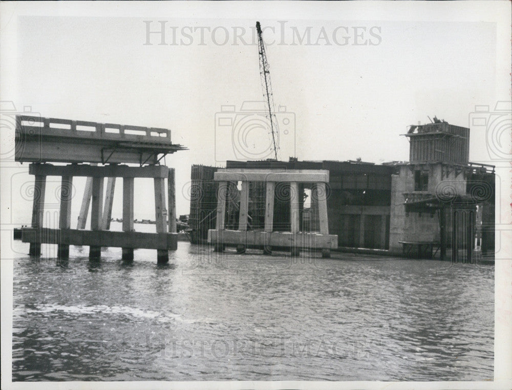 1971 Press Photo John's Pass Bridge Under Construction - Historic Images