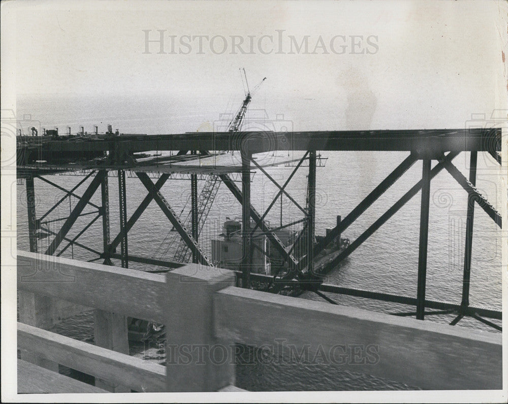 1965 Press Photo Sunshine Skyway Bridge - Historic Images