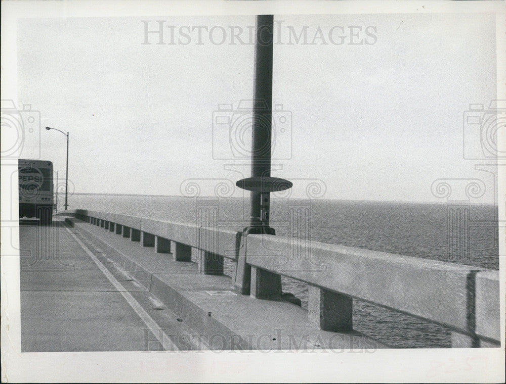 1972 Press Photo Howard Frankland Bridge Pinellas Tampa - Historic Images