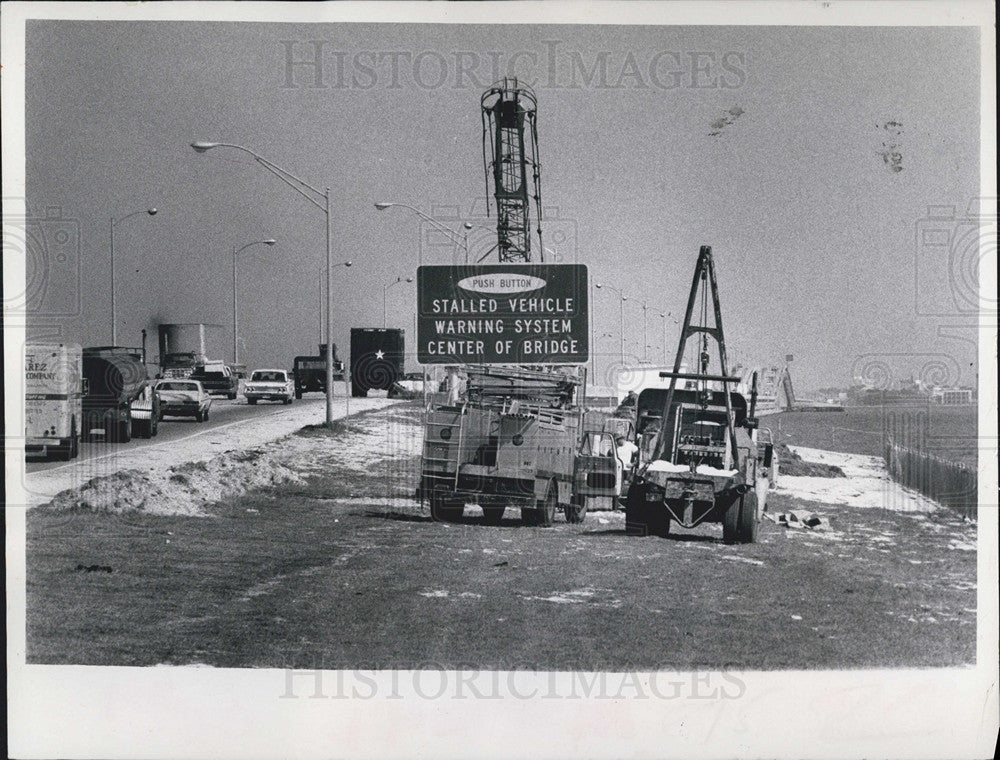 1972 Press Photo Howard Frankland Bridge Pinellas Tampa - Historic Images