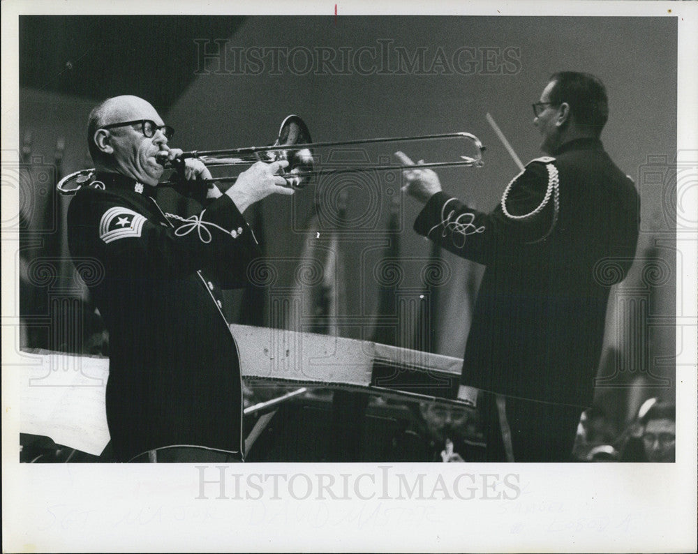 1972 Press Photo Army Band - Historic Images