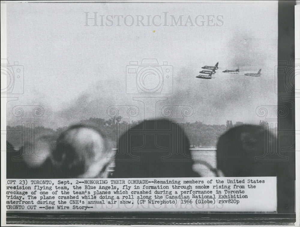 1966 Press Photo United States Naval Precision Flying Team Toronto - Historic Images