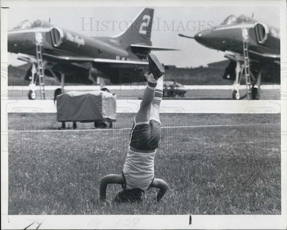 1979 Press Photo Navy Blue Angels Gulf Coast Air Show - Historic Images