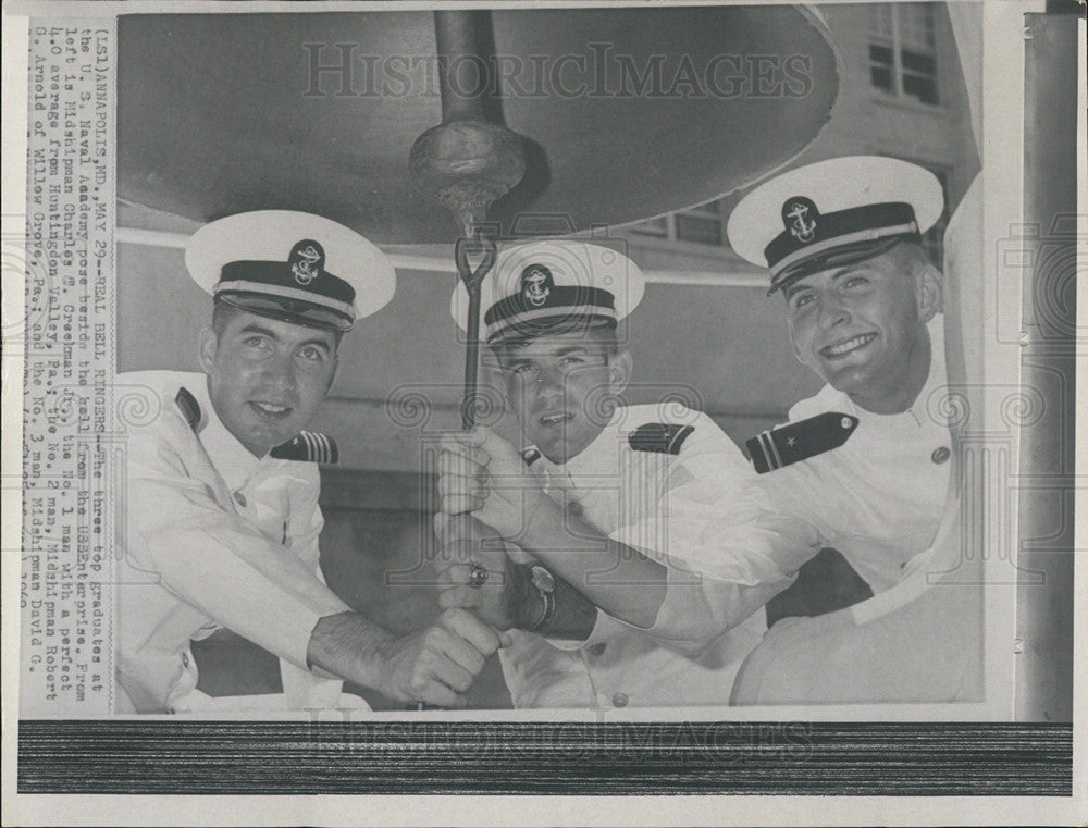 1969 Press Photo US Naval Academy Annapolis Maryland - Historic Images