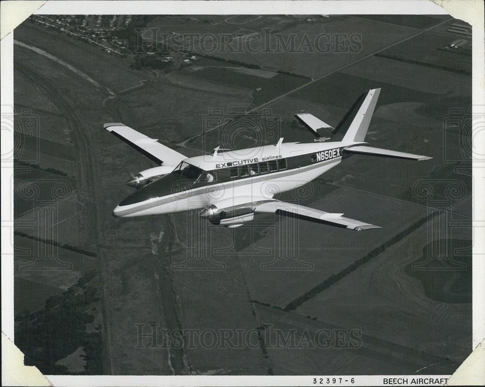 1971 Press Photo Aircraft Beach - Historic Images