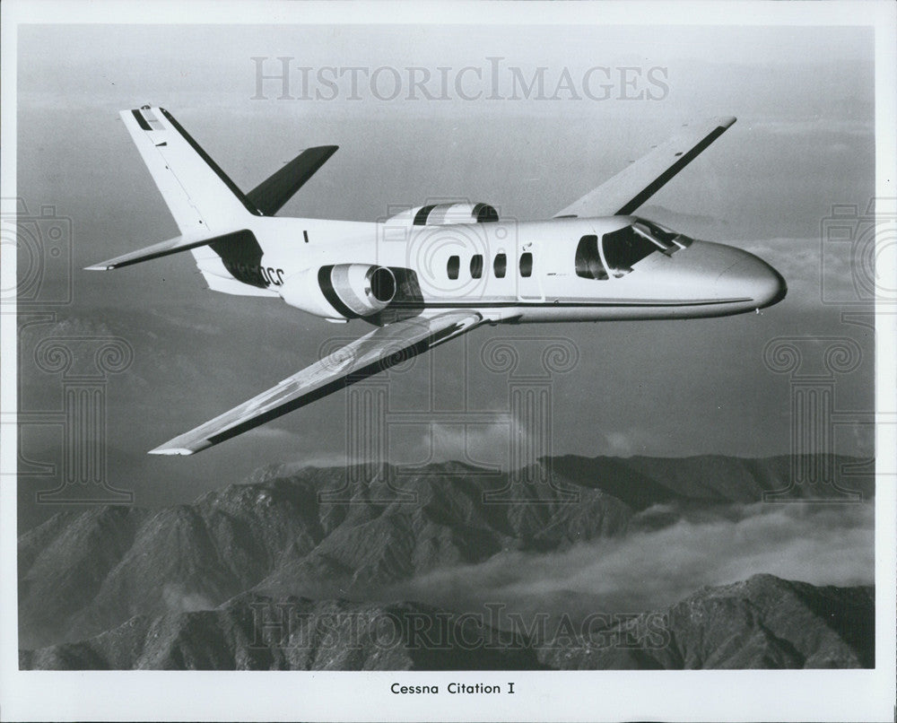 1977 Press Photo A Cessna Citation I airplane - Historic Images