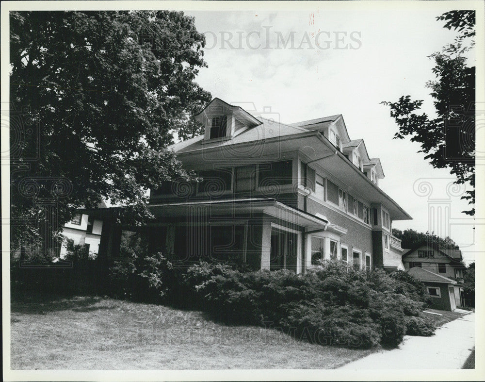 1984 Press Photo Ernest Hemingway Birthplace Oak Park Illinois - Historic Images