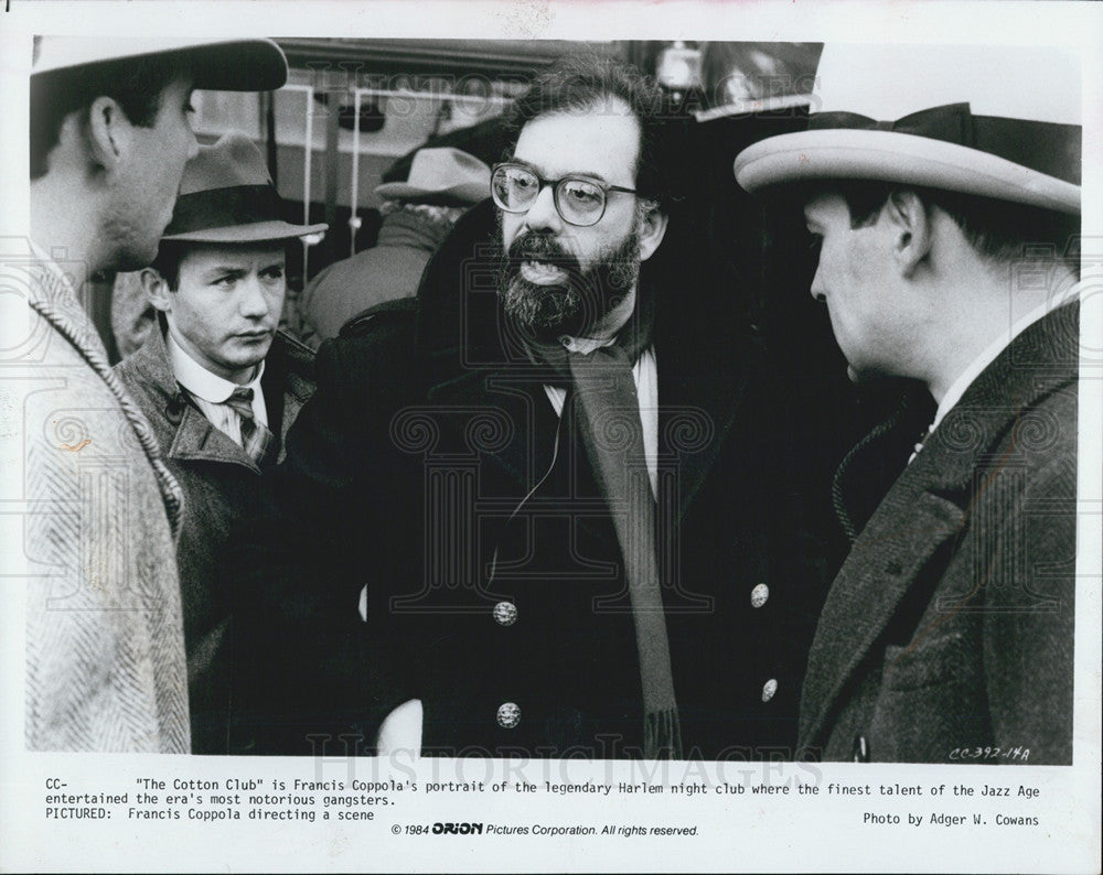 1984 Press Photo Francis Copolla&#39;s &quot;The Cotton Club&quot; - Historic Images