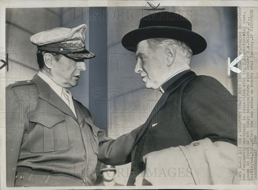 1948 Press Photo General Douglas MacArthur - Historic Images