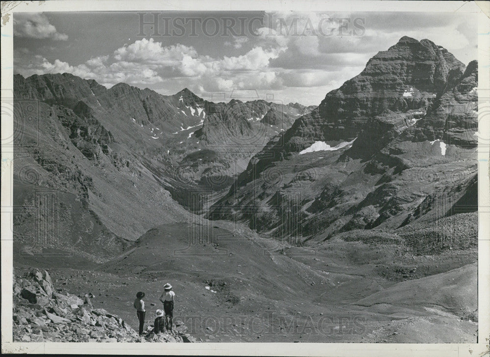 1961 Press Photo Twin Willow Divide Colorado - Historic Images