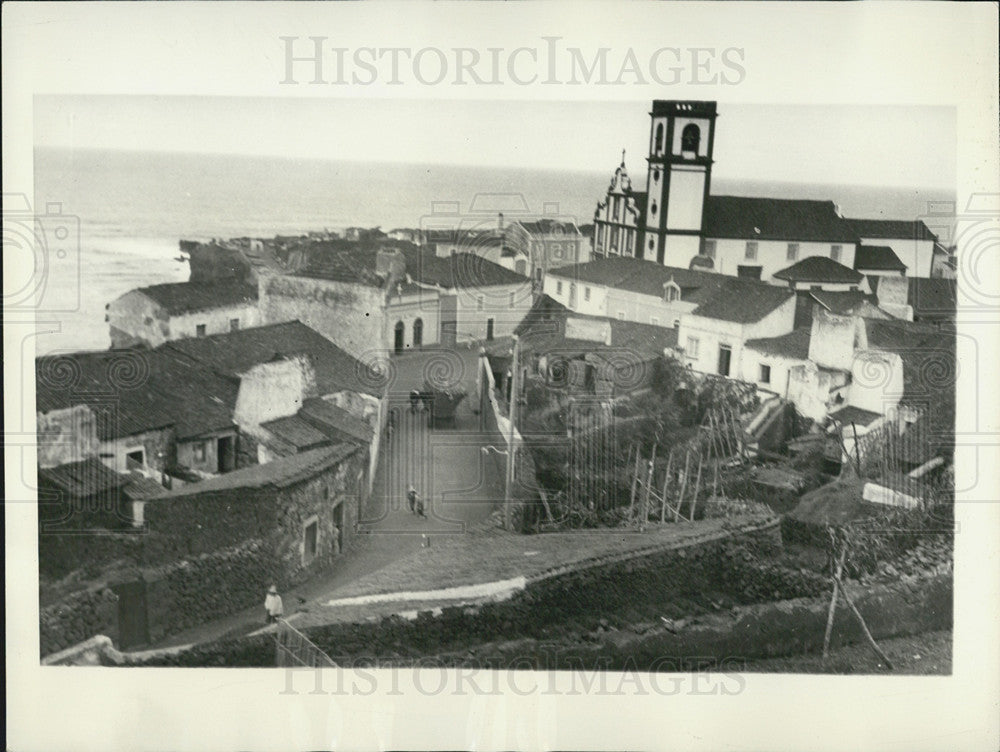 1933 Press Photo Rabo De Peisce St Michael The Azores Mid Atlantic Islands - Historic Images
