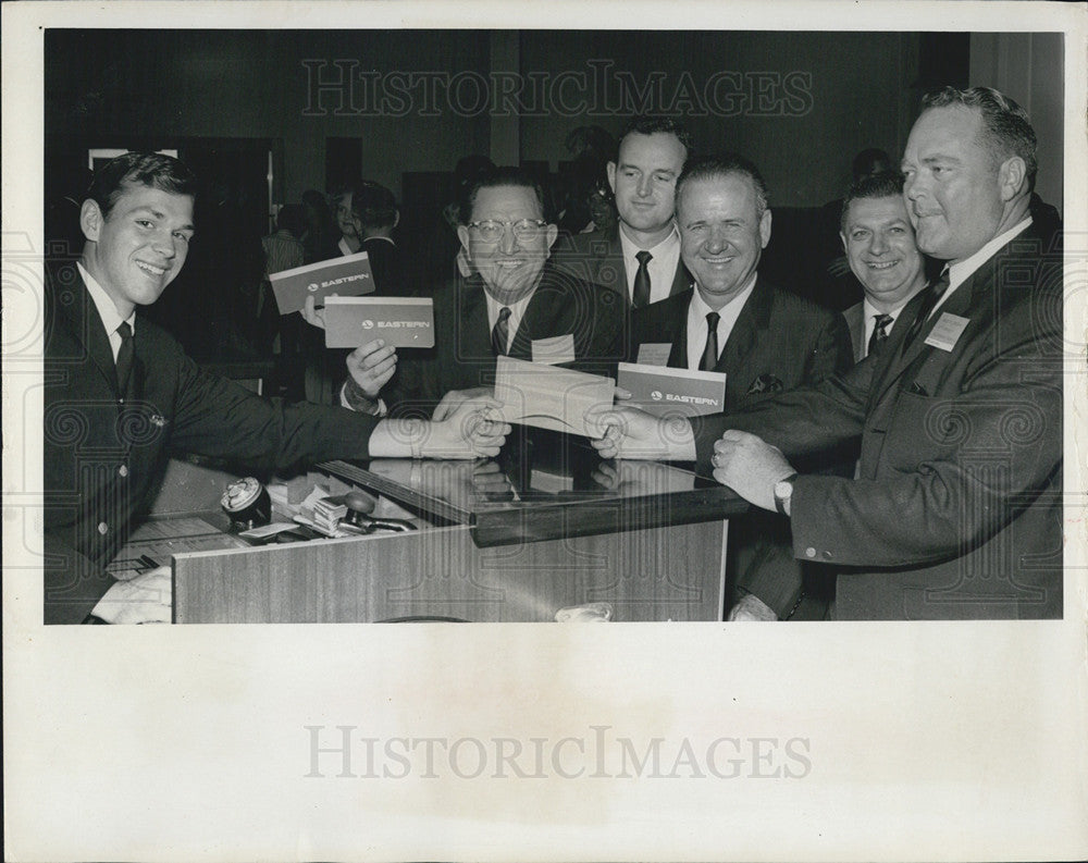 1966 Press Photo Bert Davis, Joseph Turner, Wallace Lee, George Ruppel - Historic Images