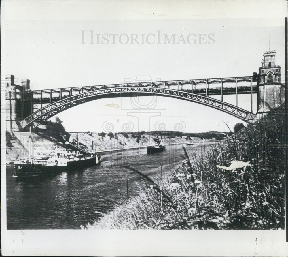 1939 Press Photo Keil Canal connecting the Baltic &amp; North Seas through Germany. - Historic Images