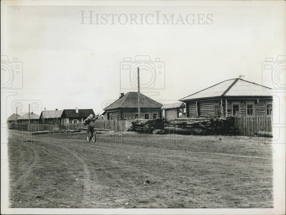 1960 Press Photo Collective Farms in Soviet Kazahstan,Russian - Historic Images