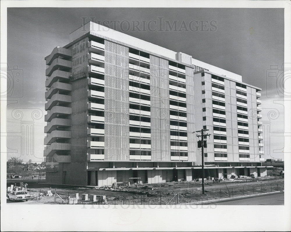 1963 Press Photo Plaza Fifth Apartments - Historic Images