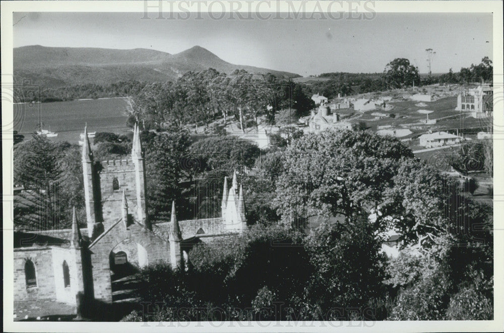 1978 Press Photo a ruin castle in the hill top - Historic Images