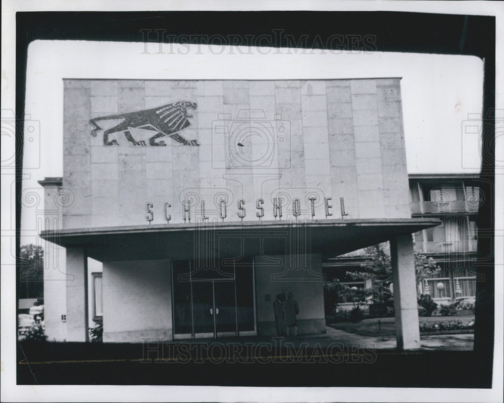 1960 Press Photo Schloss Hotel - Historic Images