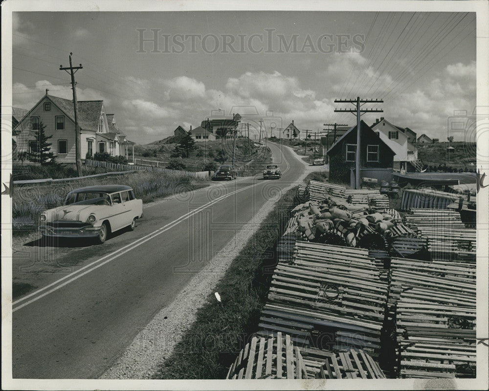 1957 Press Photo Quaint villages in Canada - Historic Images