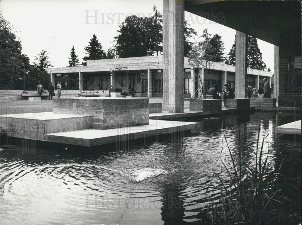 1965 Press Photo University of St. Gall in Switzerland - Historic Images