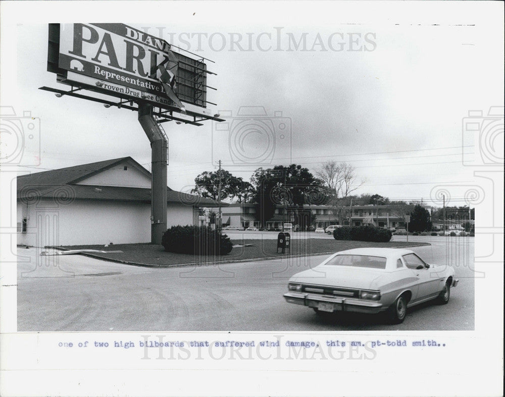 1987 Press Photo Hernando County Storms - Historic Images