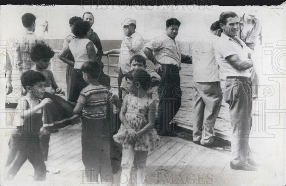 1961 Press Photo Steamship Santa Maria - Historic Images